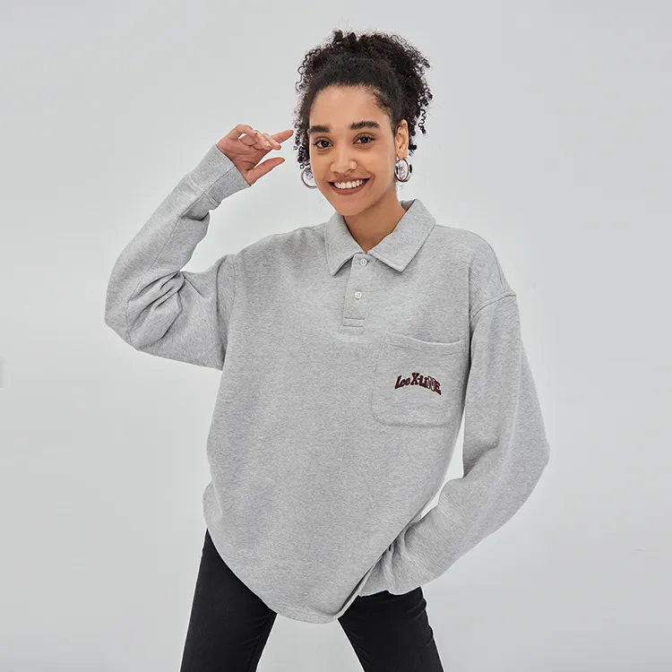 Lee Xline Sweatshirts Unisex Gray-5