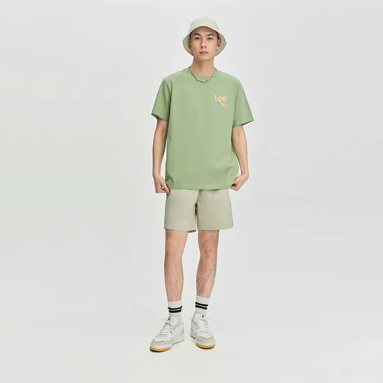 Lee T Shirts Unisex Green-4