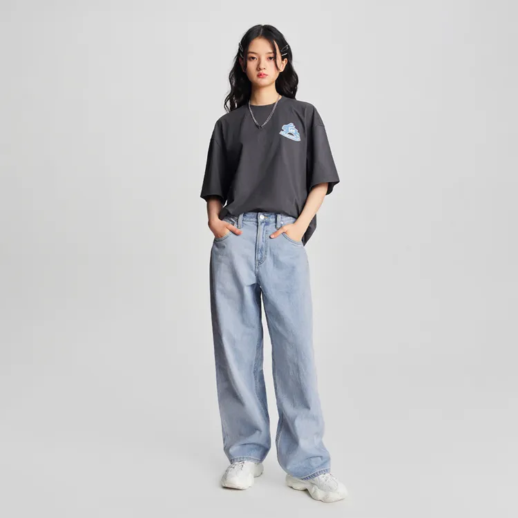 Melting Sadness X Lee T Shirts Unisex Iron Gray-6