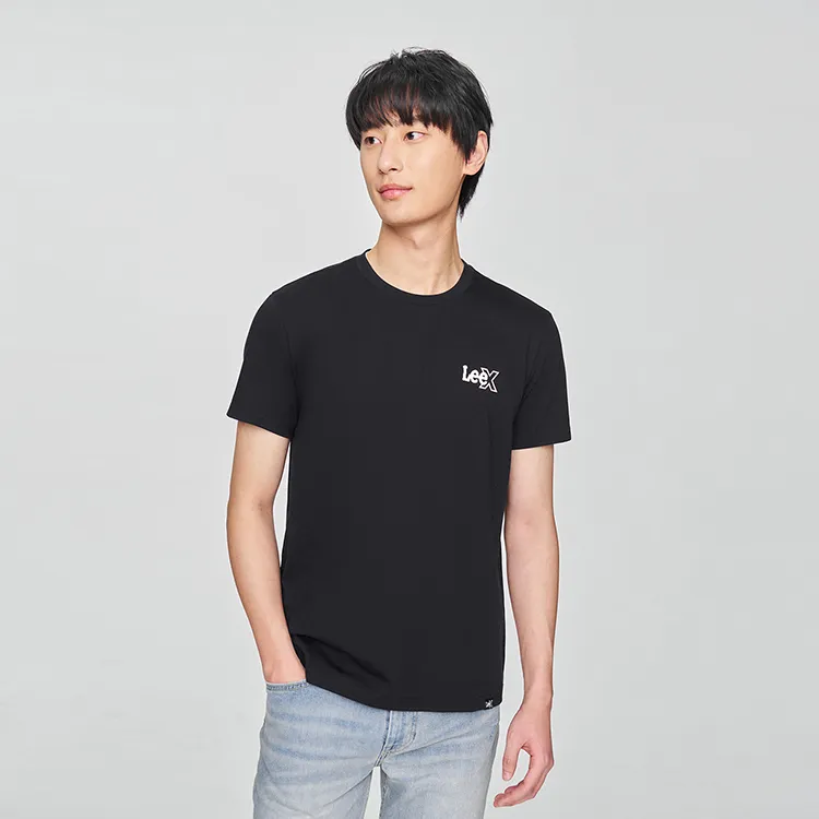 Lee T Shirts Men Black-3
