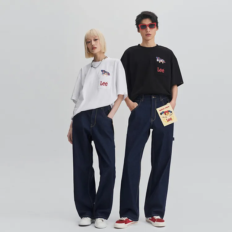 Lee Jeans Unisex Washed-2