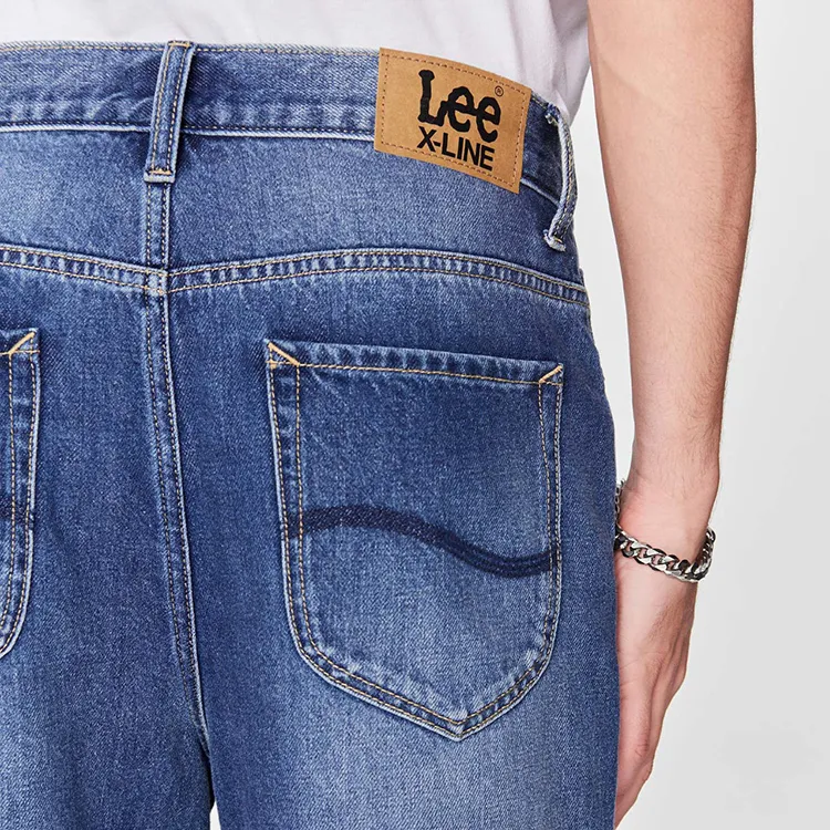 Lee Jeans Men Medium Light Blue-6