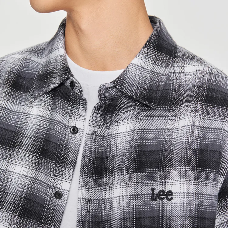 Lee Shirts Men Black-7