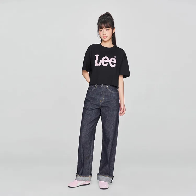 Lee SS25 Regular T Shirt Women's Black-2