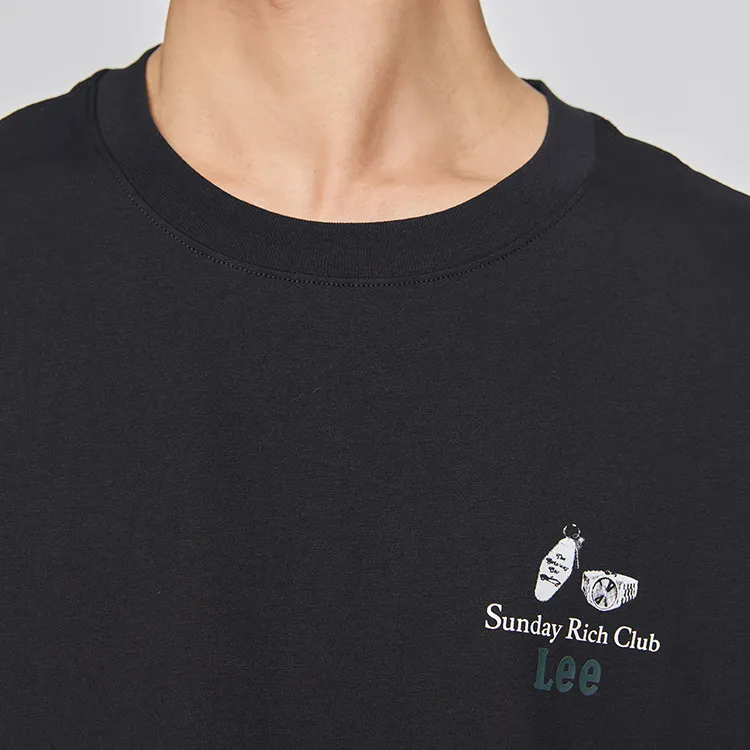 Lee T Shirts Men Black-5