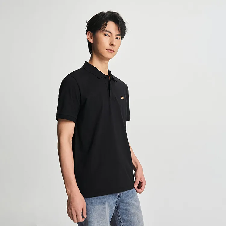 Lee Polo Shirts Men Black-2