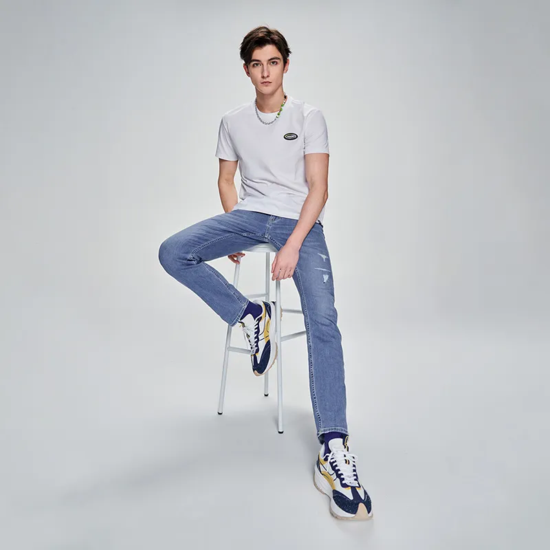 Lee T Shirts Men White-2