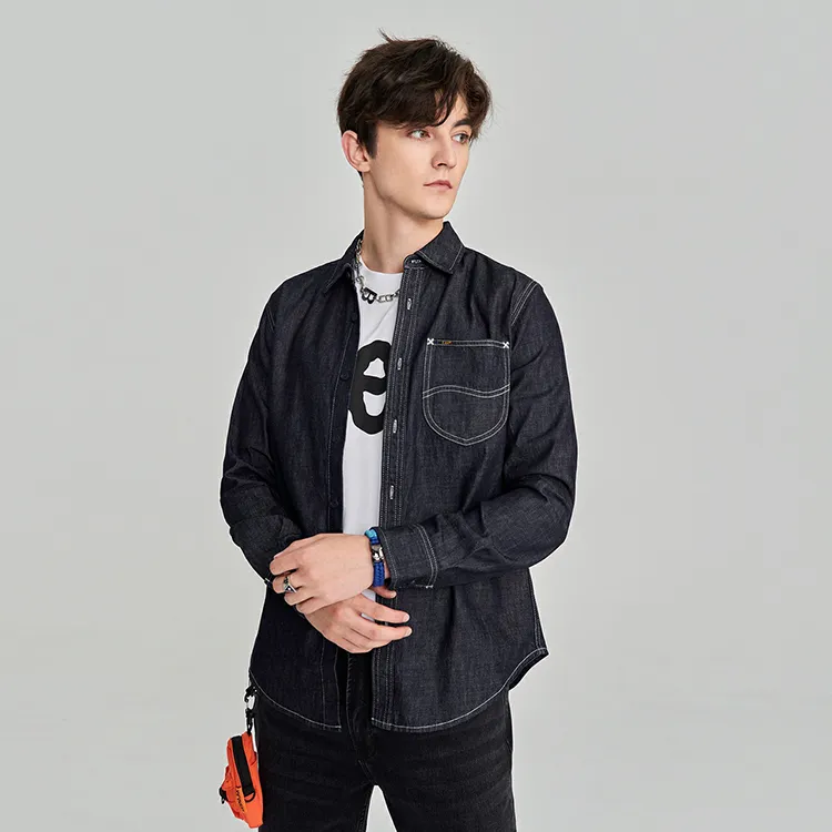 Lee Shirts Men Washed-5