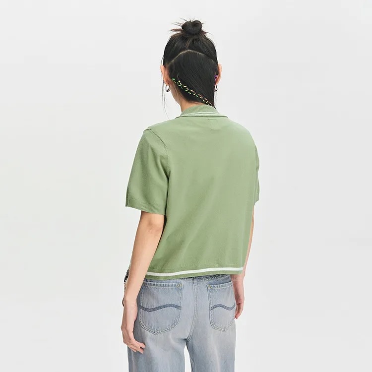 Lee Polo Shirts Women's Green-2