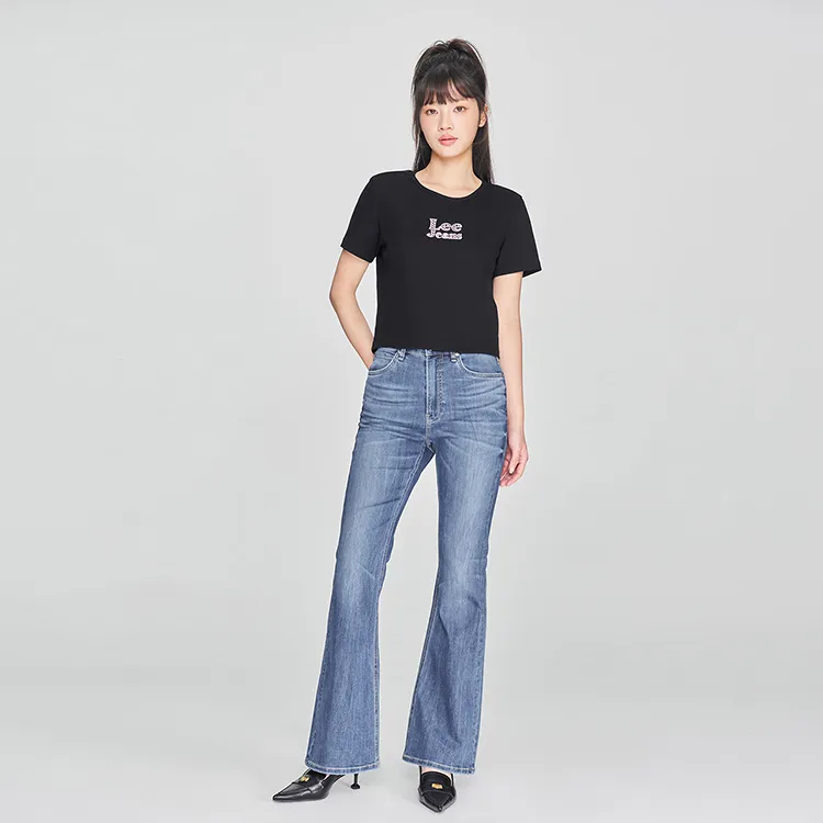 Lee Regular T Shirt Women's Black-2