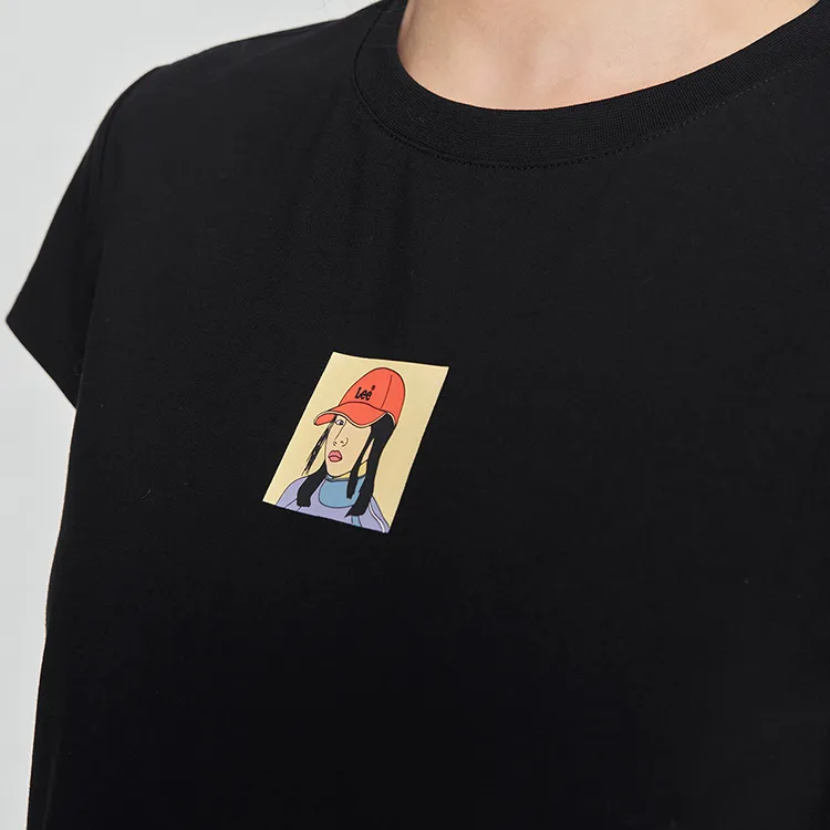 Lee T Shirts Women's Black-5