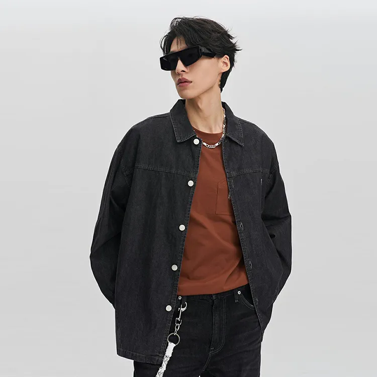 Lee Shirts Men Black Gray Color-6