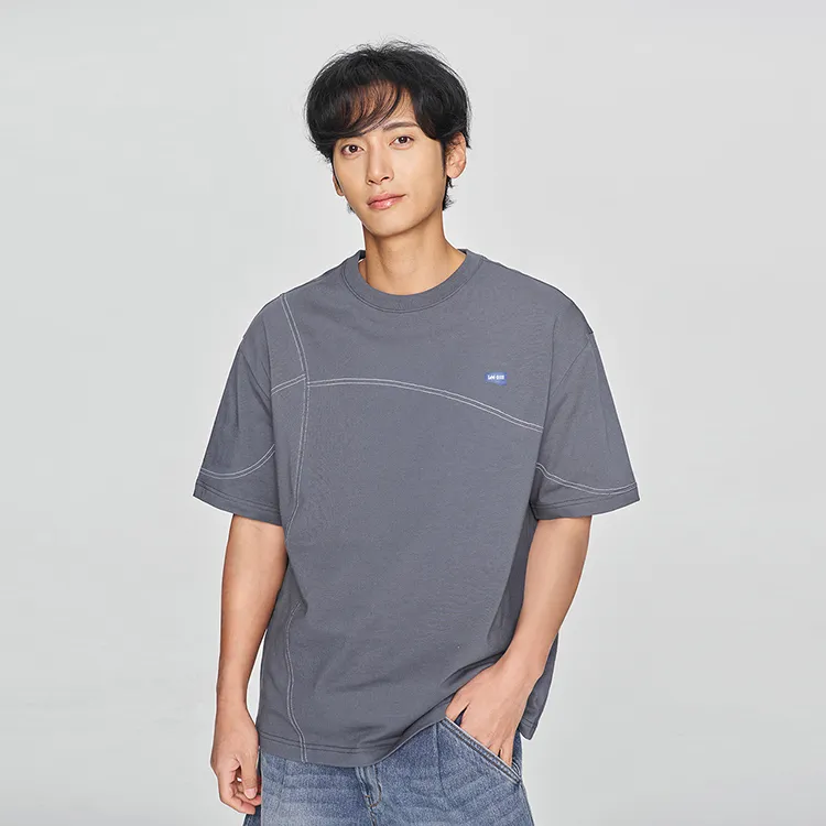 Lee T Shirts Men Iron Gray-3