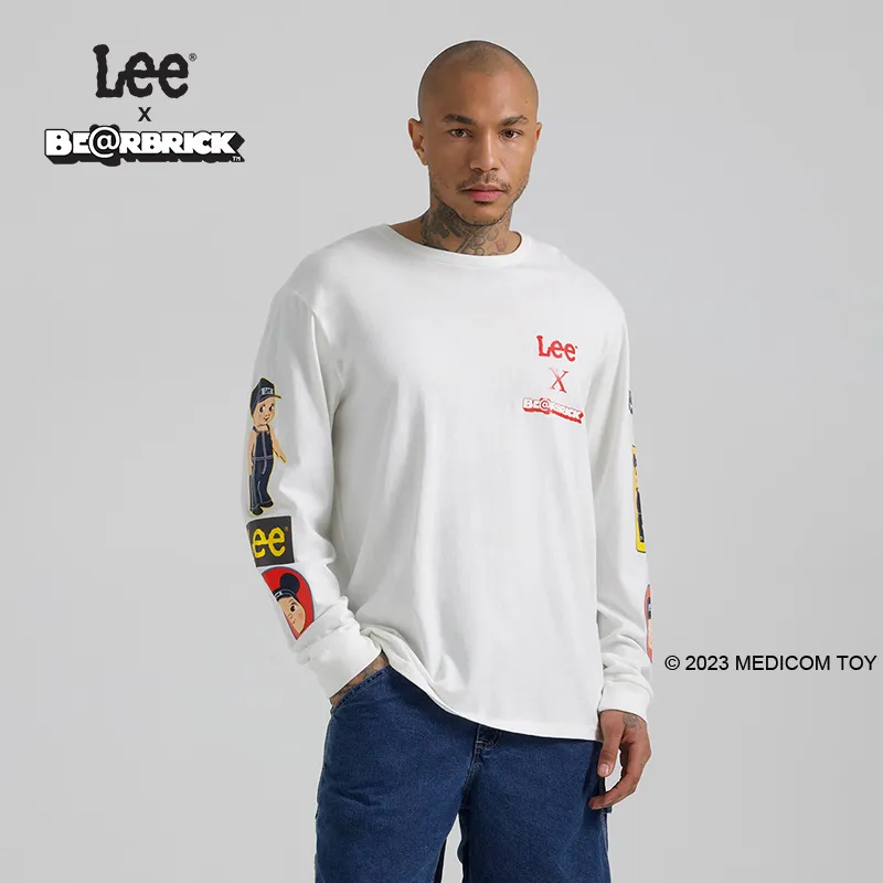 Be@rbrick X Lee T Shirts Men White-2
