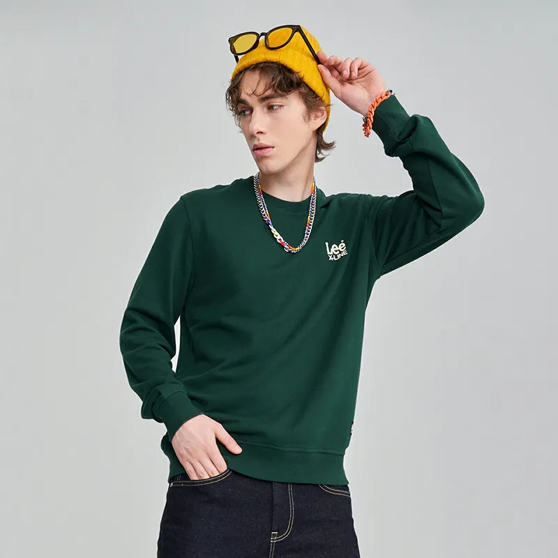 Lee Xline Sweatshirts Men Green-2