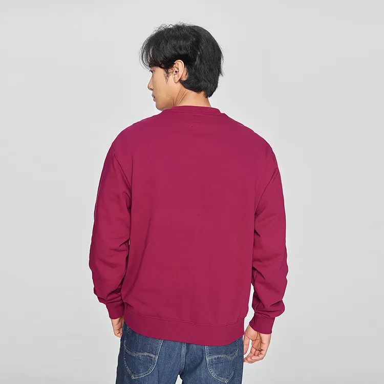 Lee Sweatshirts Men Burgundy-6