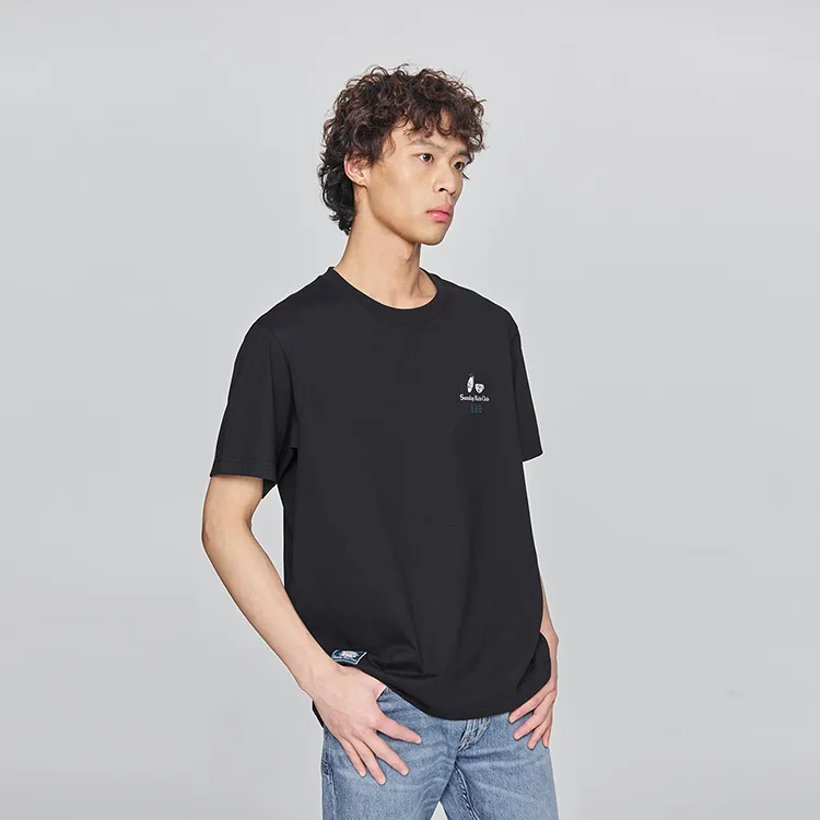 Lee T Shirts Men Black-4