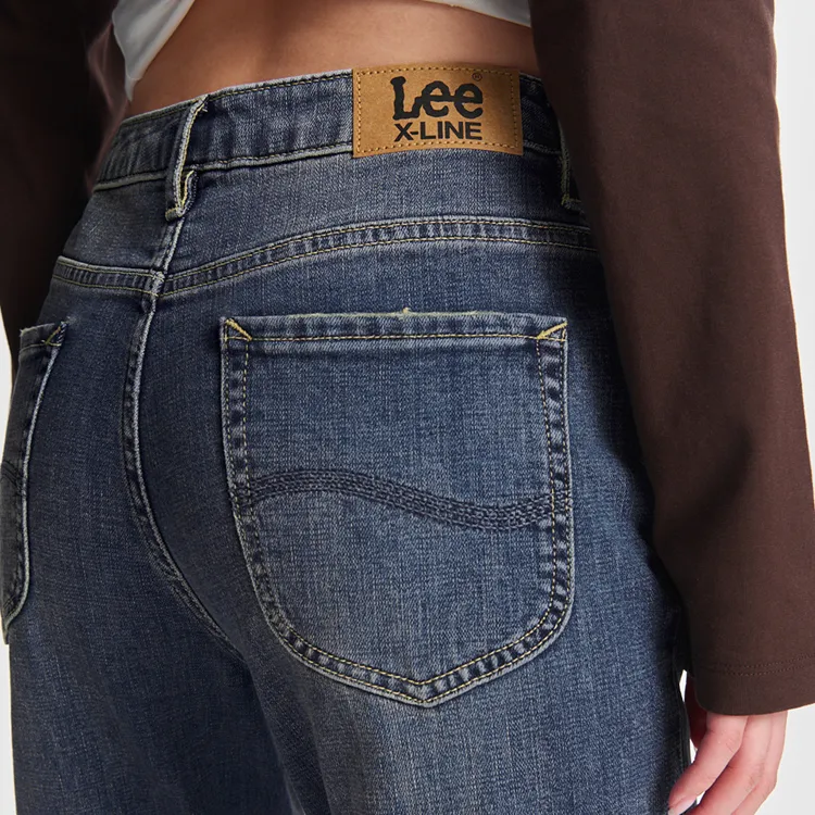 Lee FW24 Jeans Women's Medium Light Blue-4