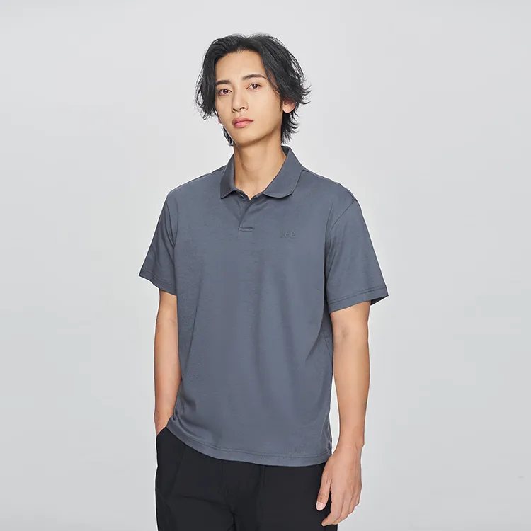 Lee Polo Shirts Men Iron Gray-3