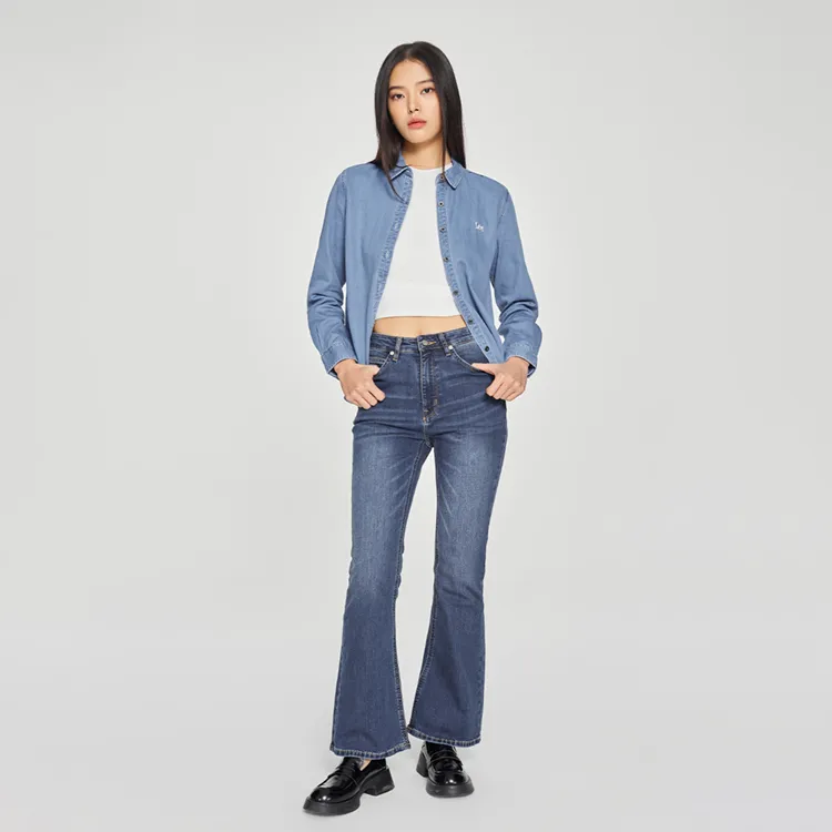 Lee Jeans Women's Medium Blue-2