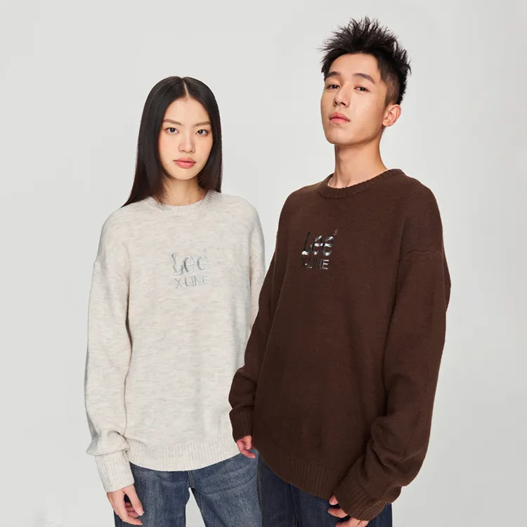 Lee FW24 Sweater Unisex Sky Blue-2