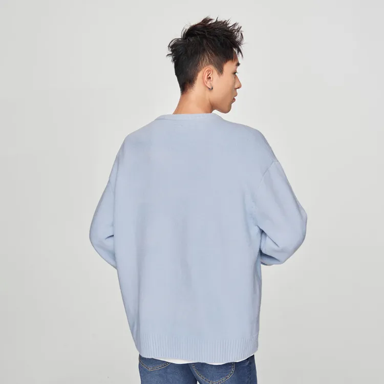 Lee FW24 Sweater Unisex Sky Blue-7