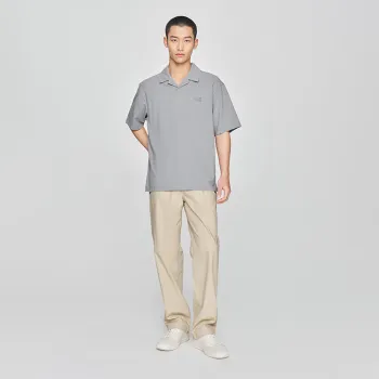 Lee SS25 Polo Shirt Unisex Lime Gray