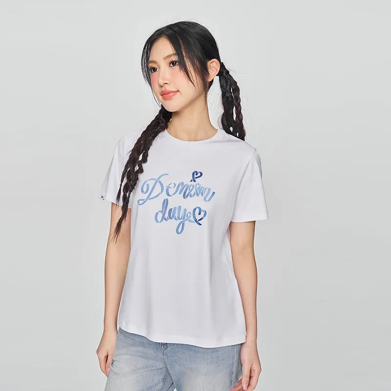 Lee T Shirts Women's White-3