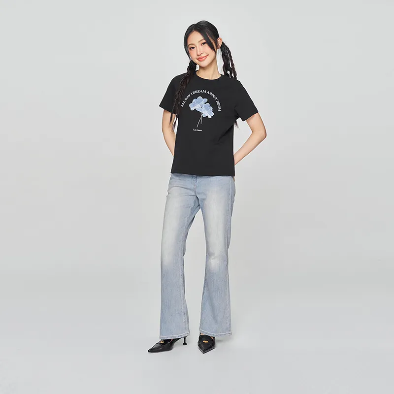 Lee T Shirts Women's Black-2