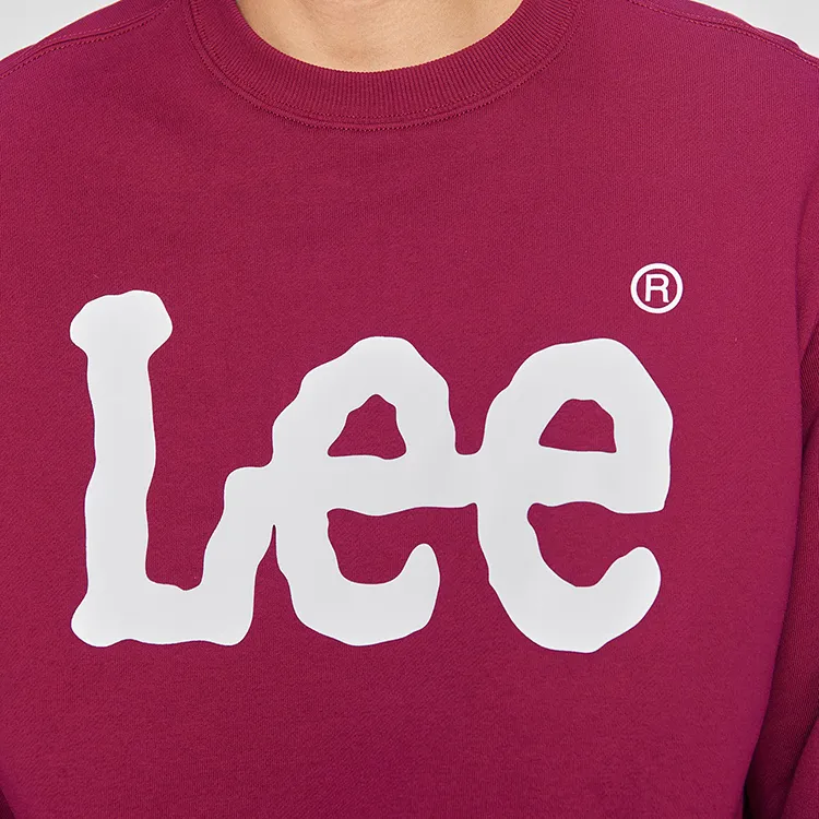 Lee Sweatshirts Men Burgundy-5