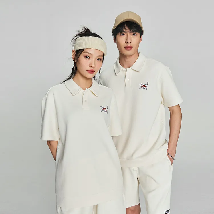 Lee Polo Shirts Unisex Ecru-2