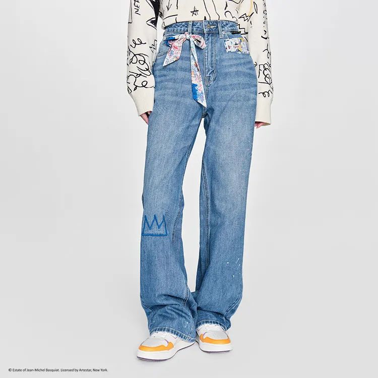 Lee Jeans Women's Medium Blue-4
