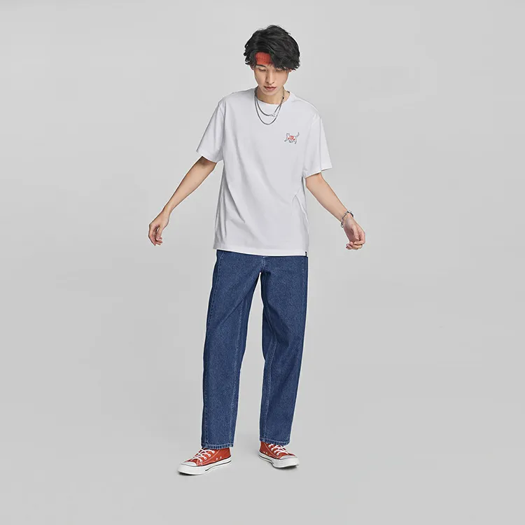 Lee T Shirts Men White-3