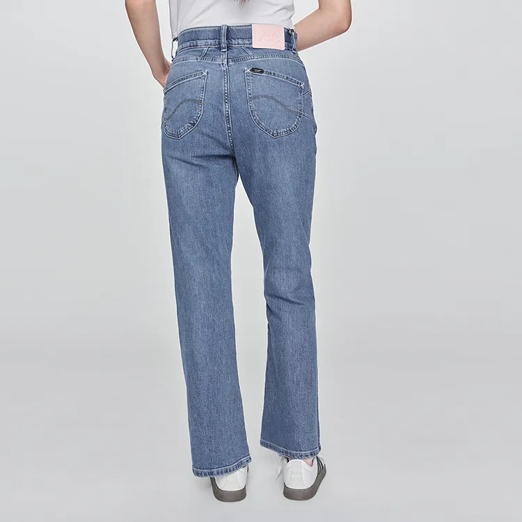 Lee Jeans Women's Medium Light Blue-6