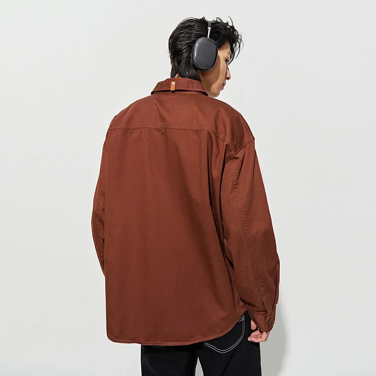 Lee Shirts Unisex Brown-6