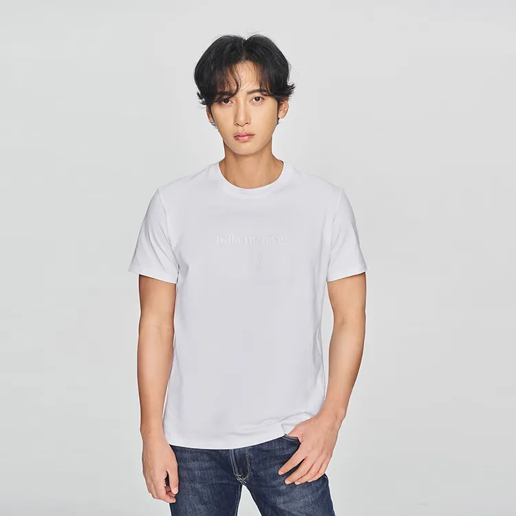 Lee T Shirts Men White-3