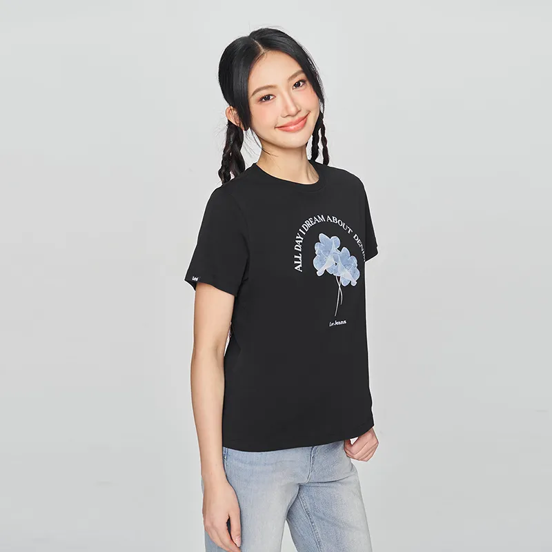 Lee T Shirts Women's Black-4