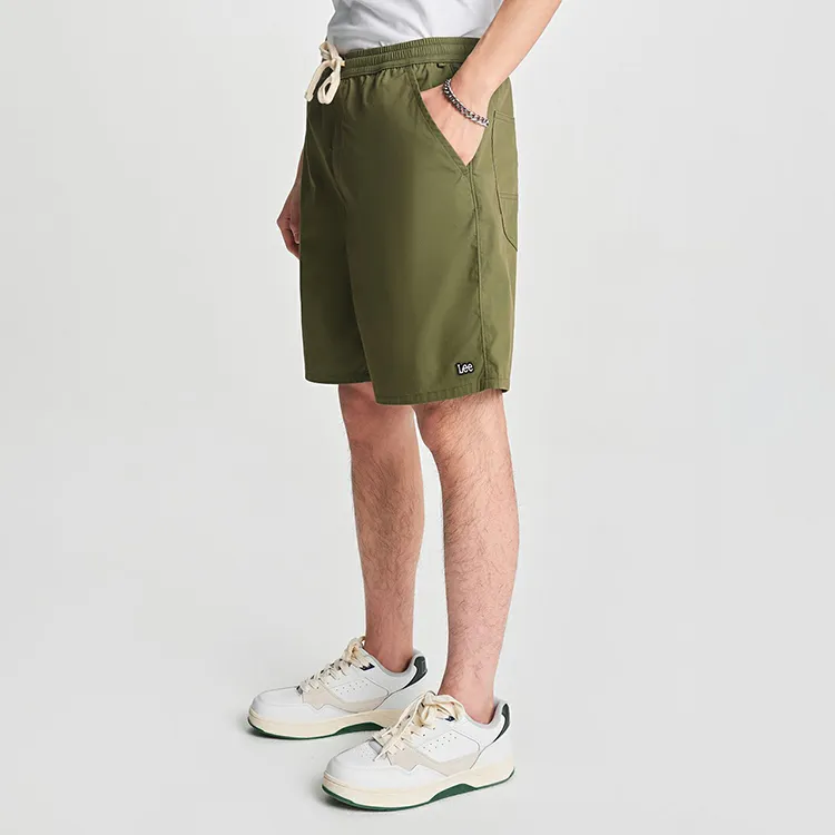 Lee Casual Shorts Men Olive Green-5