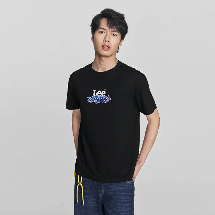 Lee T Shirts Men Black-2