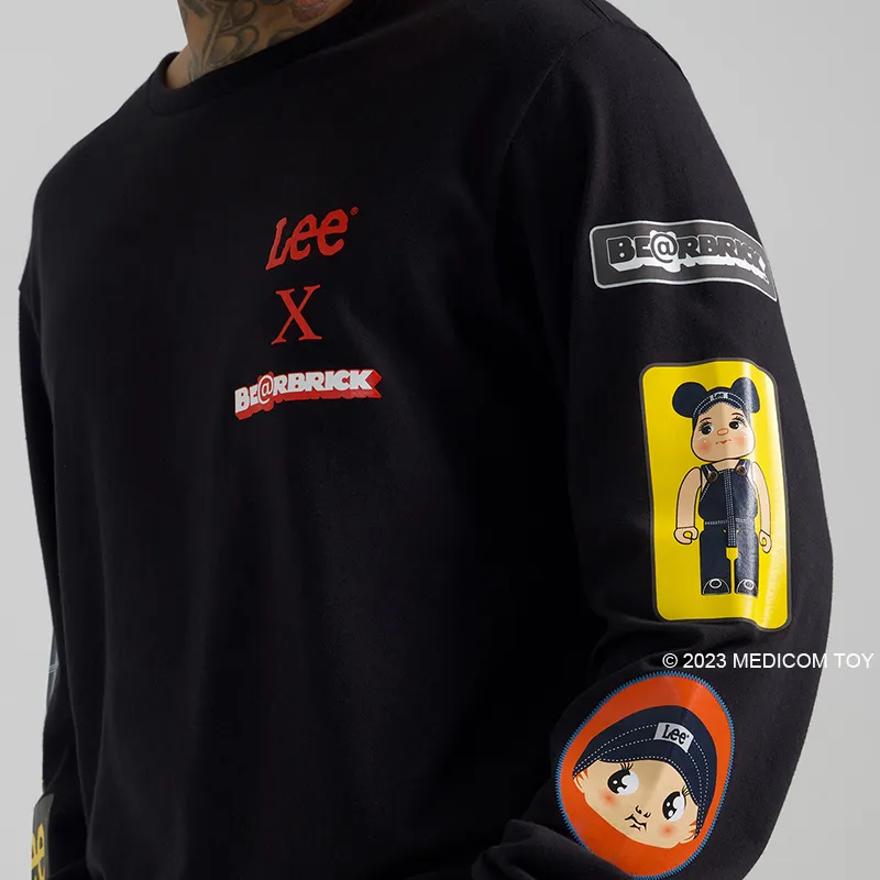 Be@rbrick X Lee T Shirts Men Black-5