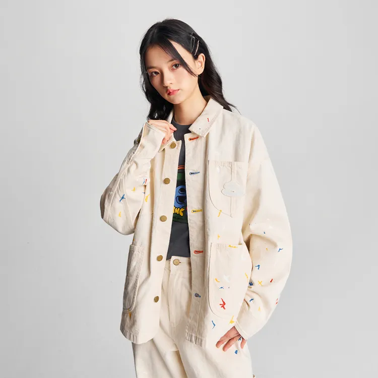 Melting Sadness X Lee Jackets Unisex Ivory-7