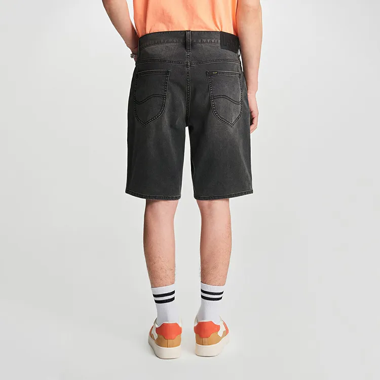 Lee Denim Shorts Men's Black Gray-3