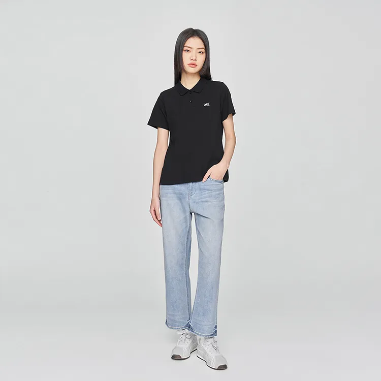 Lee SS25 Polo Shirt Women's Black-3