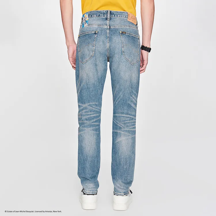 Lee Jeans Men Medium Light Blue-4