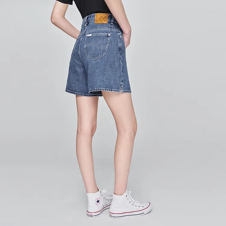 Lee Denim Shorts Women's Medium Blue-5