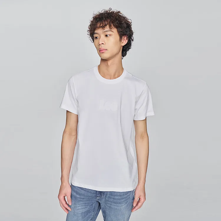 Lee T Shirts Men White-3