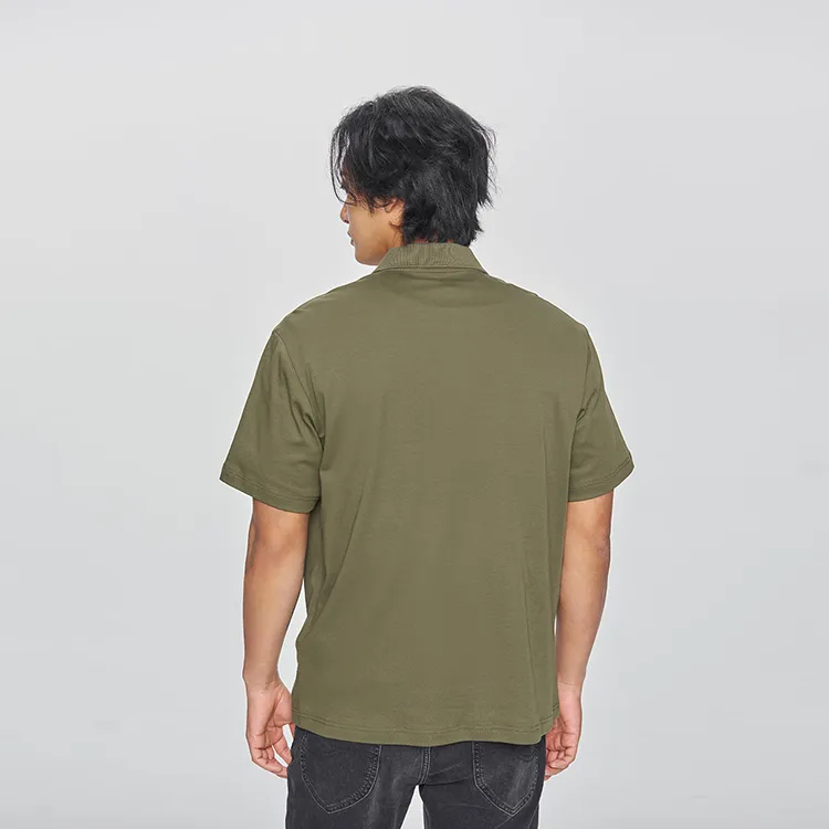 Lee SS25 Polo Shirt Men's Olive Green-5