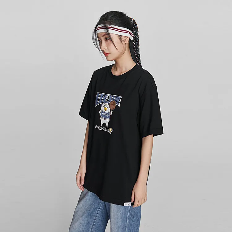 Lee Little Liu Duck Co branded Model T Shirts Unisex Black-6