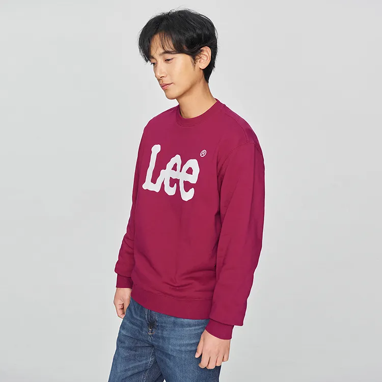 Lee Sweatshirts Men Burgundy-4
