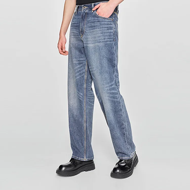 Lee Jeans Men Medium Blue-4